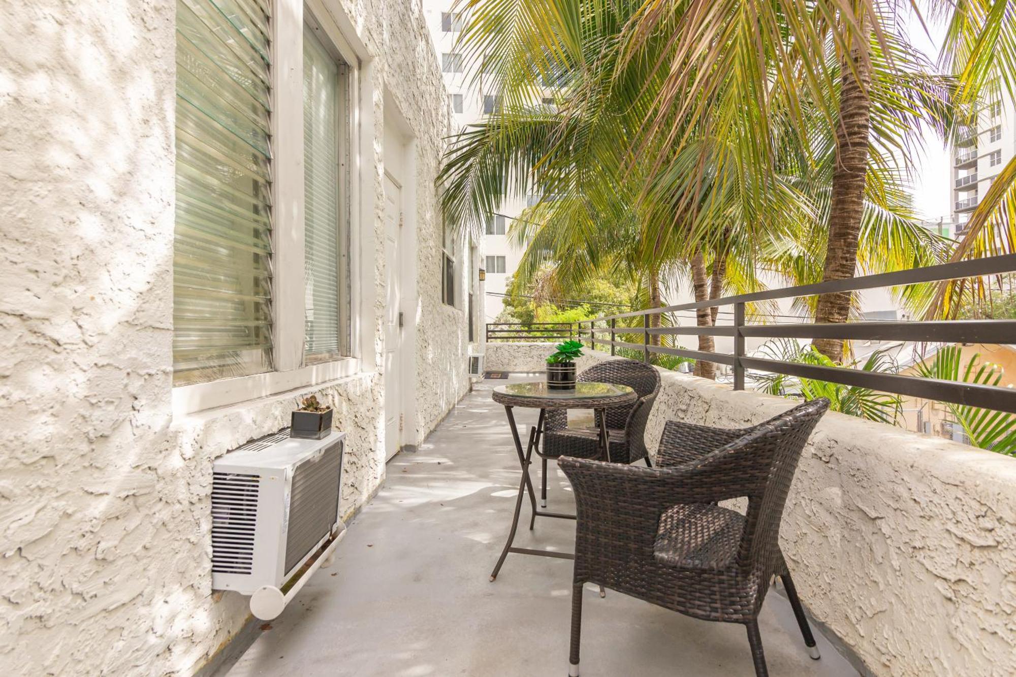 Midtown - Wynwood Area With Balcony - Art District Near Appartement