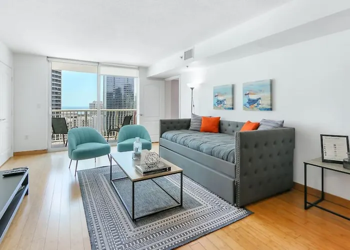 Bay View Brickell Bay Paradise With Pool And Gym