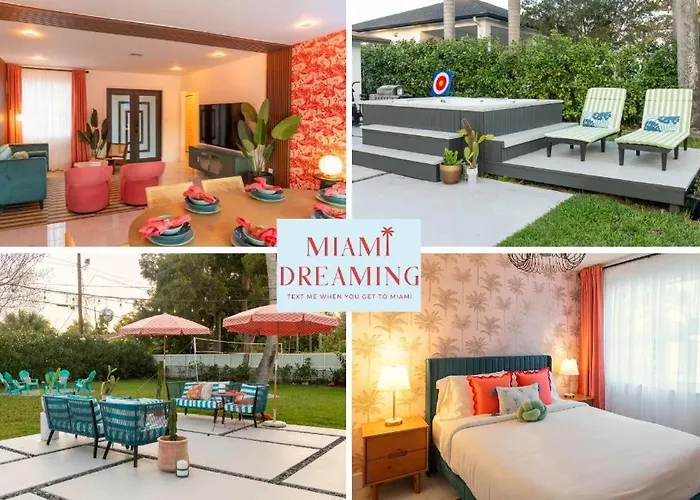 Luxe Home For 8, Hot Tub, Mins To Beach, Wynwood