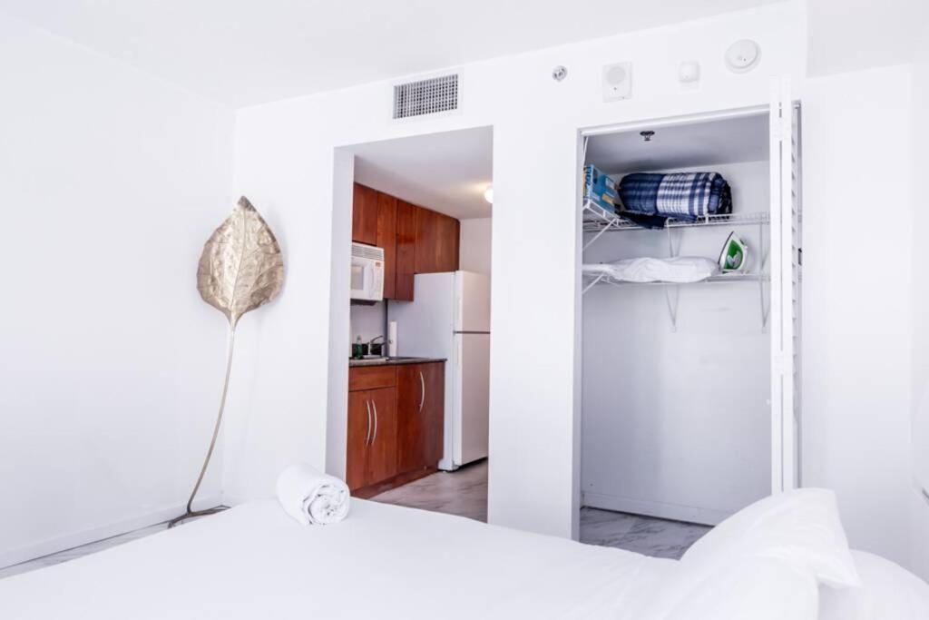 Apartment Comfy Studio 2 Queen Beds At Brickell, Free Parking *