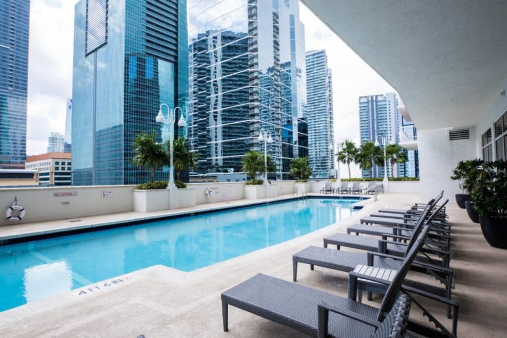 Comfy Studio 2 Queen Beds At Brickell, Free Parking