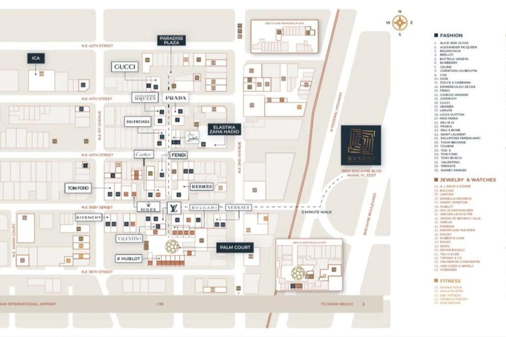 Aparthotel Sleek 2bd 2ba In Design District