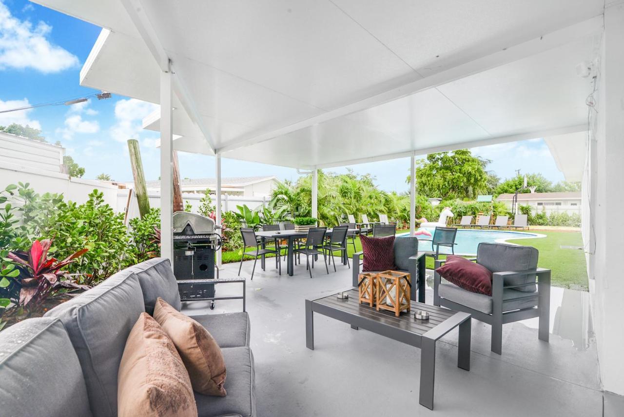 Family 5Br Miami Resort Pool, Sports & Bbq Oasis L04 * Miami