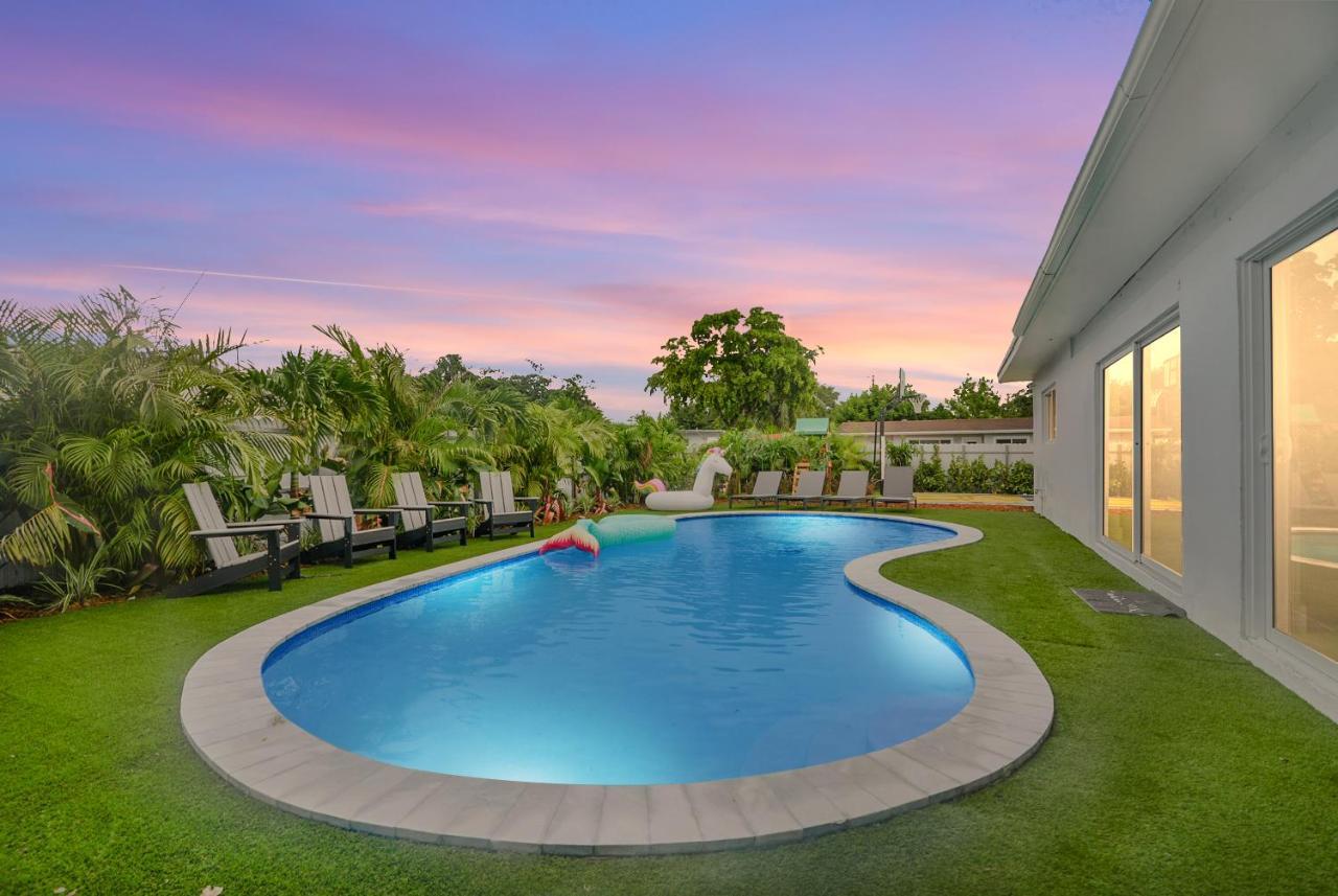 Family 5Br Miami Resort Pool, Sports & Bbq Oasis L04 *