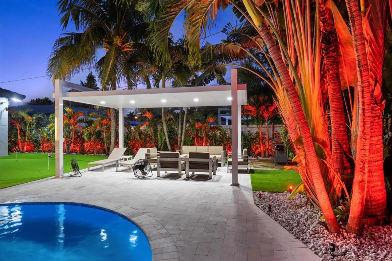 Vakantiehuis Villalee-jungle Palm Island White Marble Pool Area *