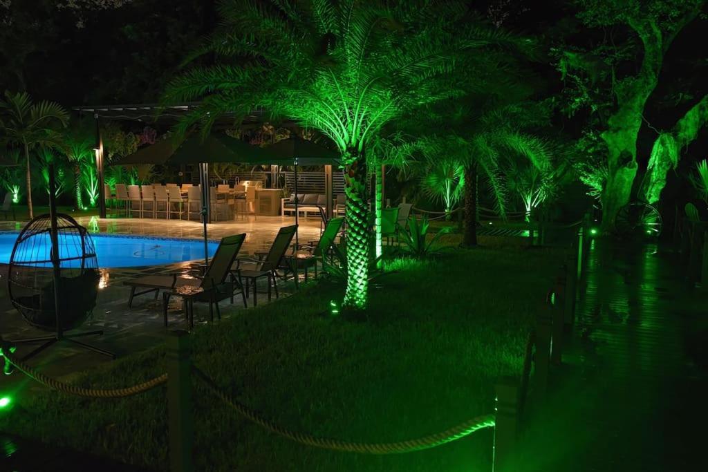 With Outdoor Sauna, Outdoor Bar And Pergola With Games Miami