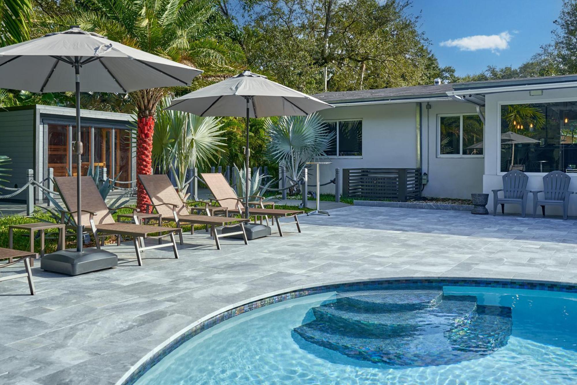 With Outdoor Sauna, Outdoor Bar And Pergola With Games * Miami