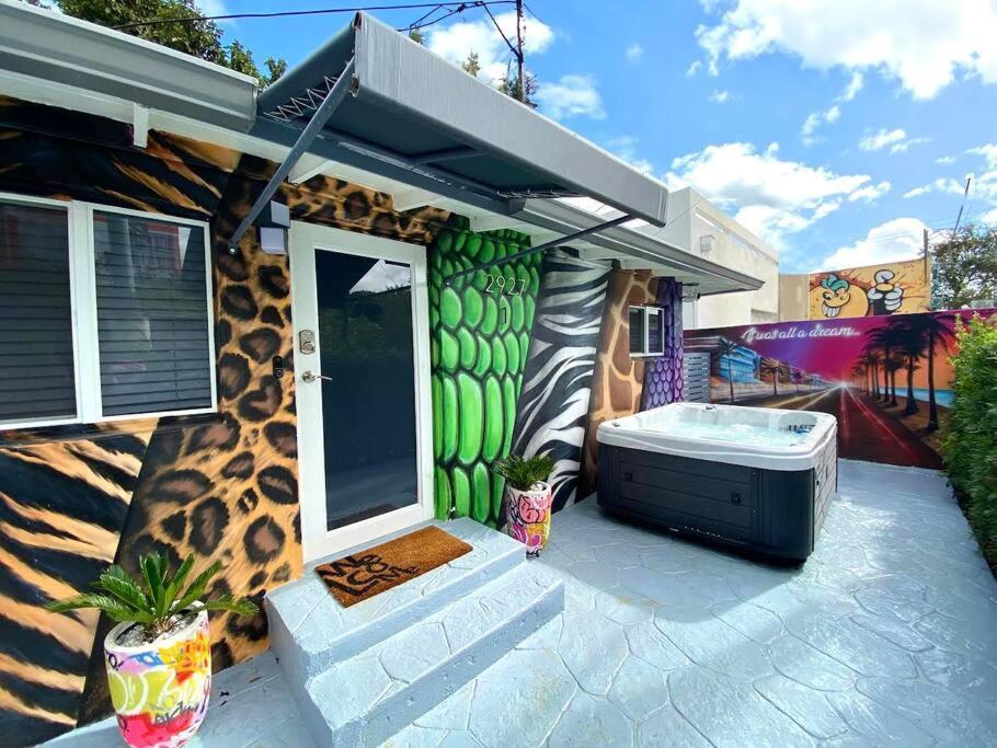 Vakantiehuis Unique Art Escape W/ Hottub, Arcade & Murals
