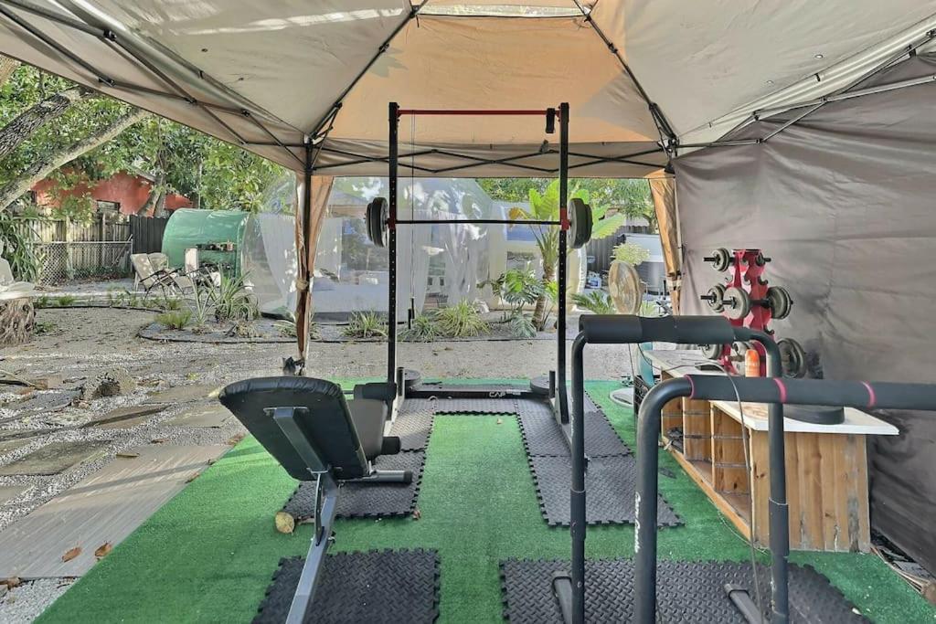 Jacuzzi•glamping•gym•parking•bbq•soft Beds•secure * Miami