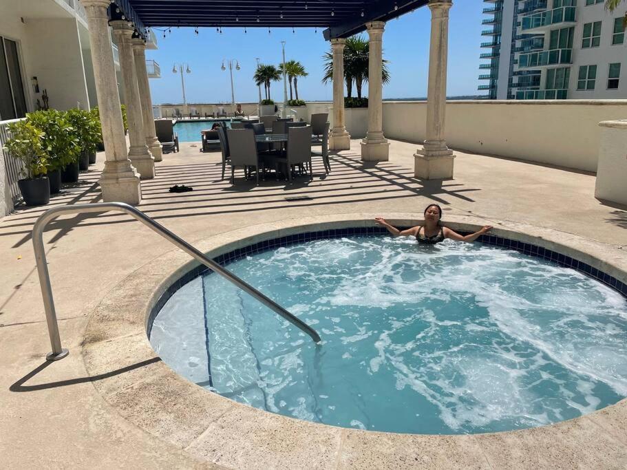 Rooftop Pool With Water View Miami