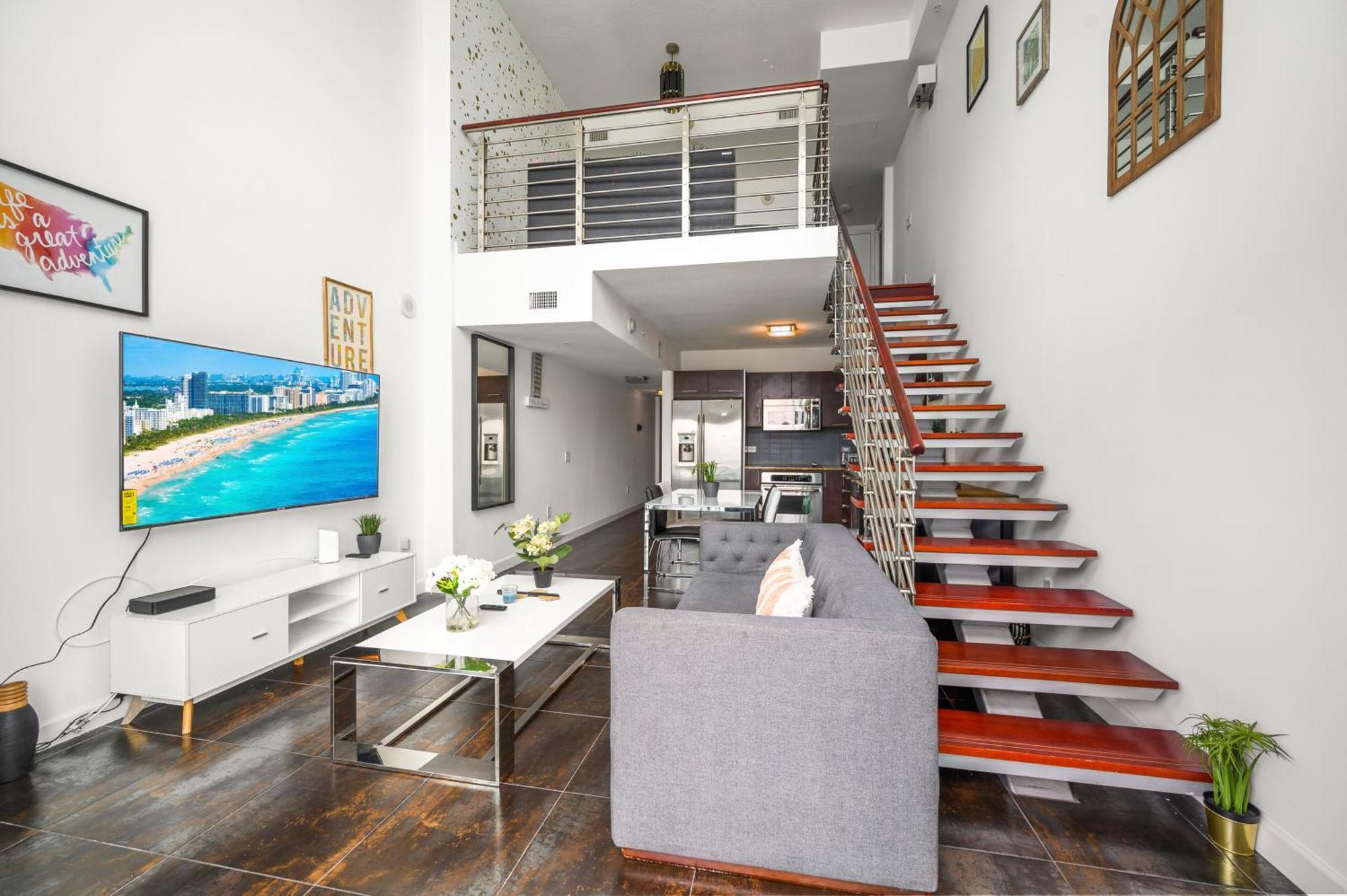 Amazing Loft Style 1 Bedroom In Brickell *