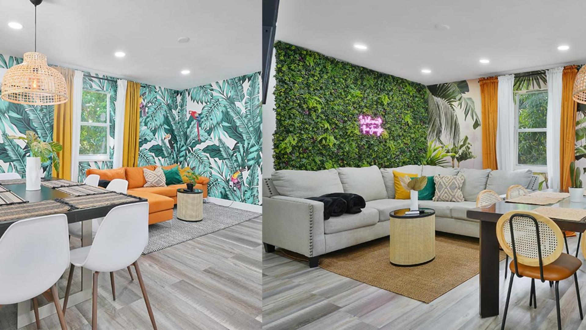 Vacay Spot Wynwood Jungle Fever Shower Massage Jets, Bbq, Patio Led Vibes, Prime Loc! 6 Blocks Away From Bars, Nite Clubs, Res, Shops * Miami