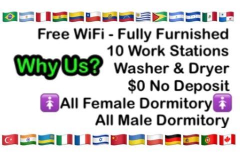 Women Only - Men Only - Free Wifi - Coffee Parking - Lockers
