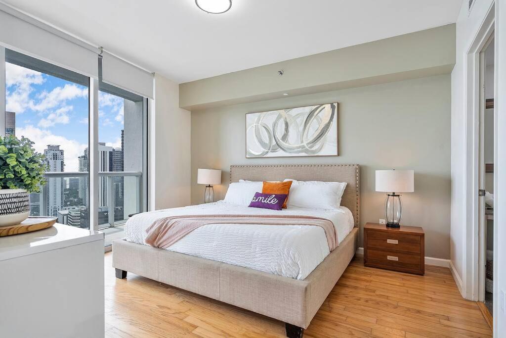 Luxury Waterfront 2 Bdrs At Icon Brickell - W Apartment *