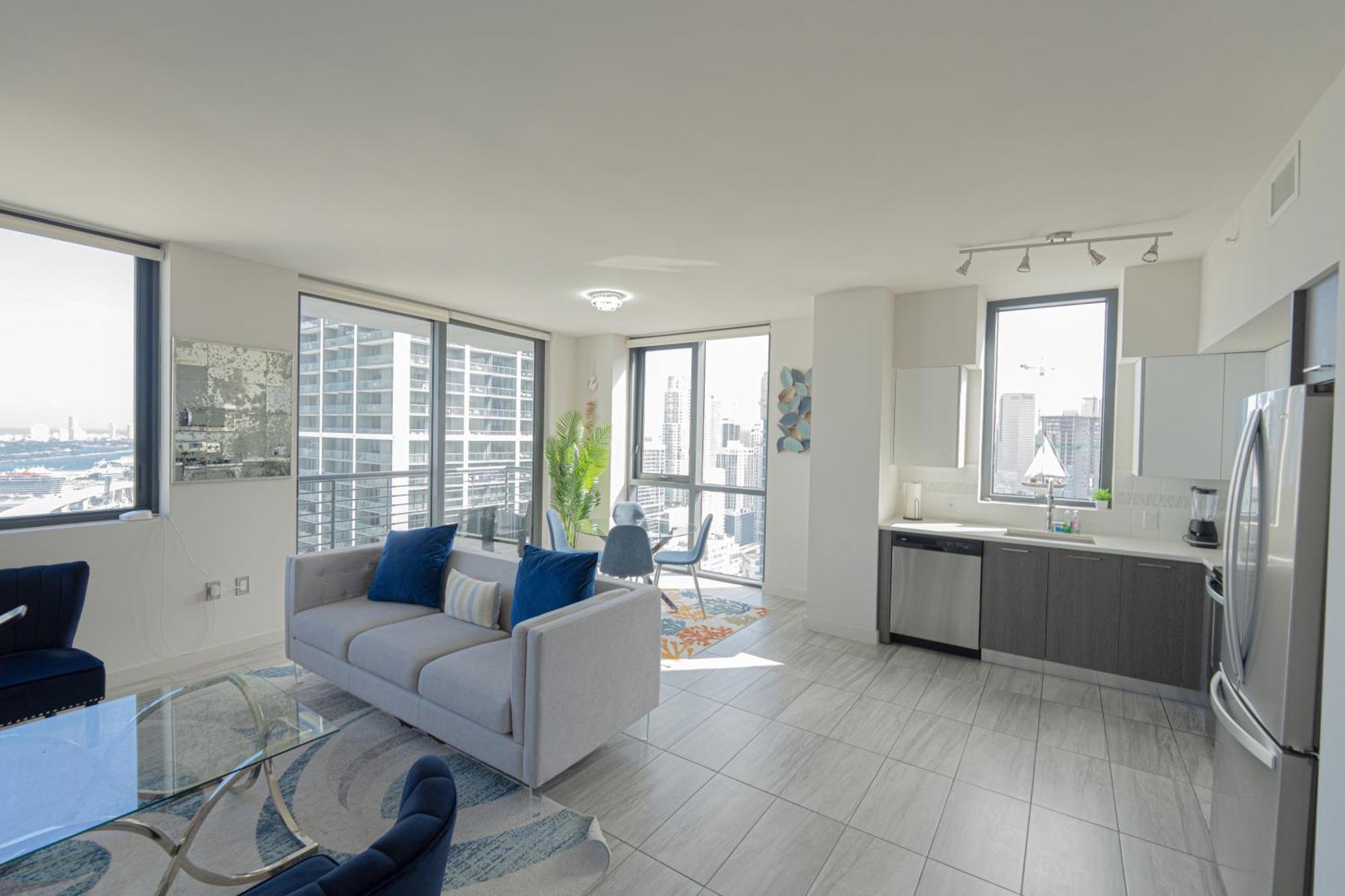 Oceana! 2br With Rooftop Pool & In The World Center Apartment Miami
