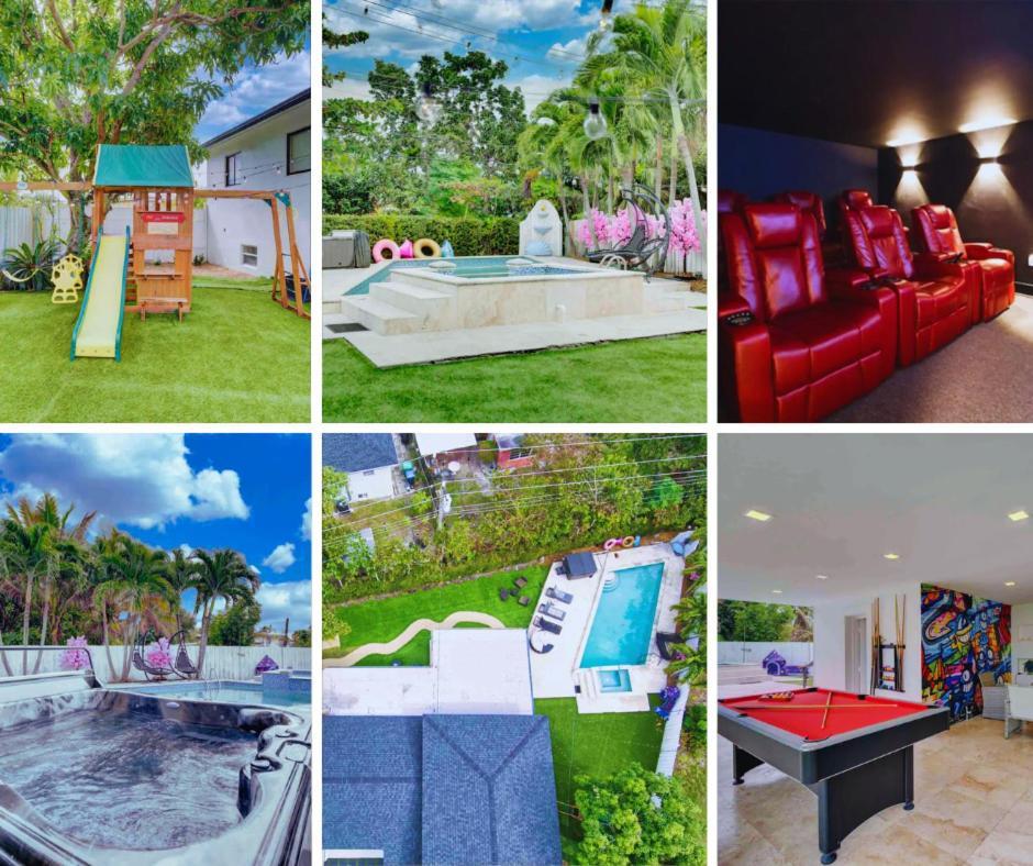 Villa Luxury Retreat With Cinema, Game Table, Pool, Jacuzzi , Giant Chess, 8 Beds *