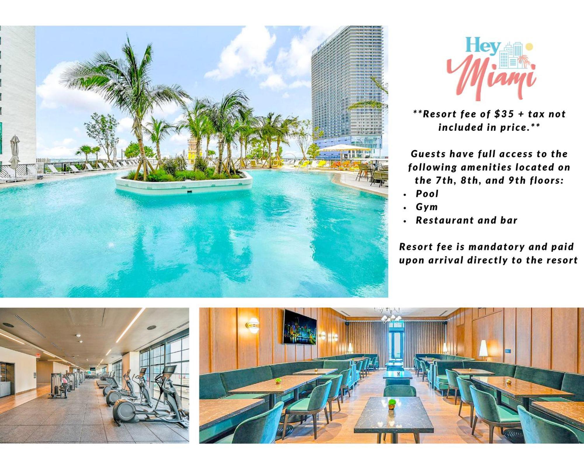 Stylish In The Heart Of Vibrant Downtown- Daily Fee And Parking Not Included Apartment Miami