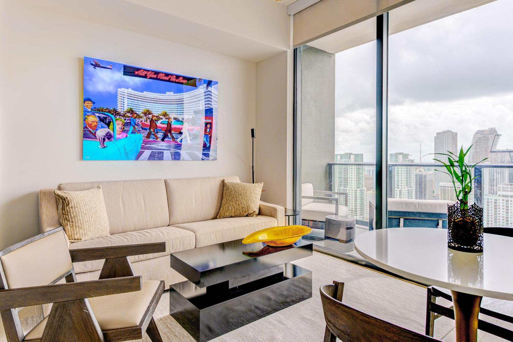 Magic Miami Penthouse Balcony Ocean View, Pool Resort, Spa, Heart Of Miami Appartement