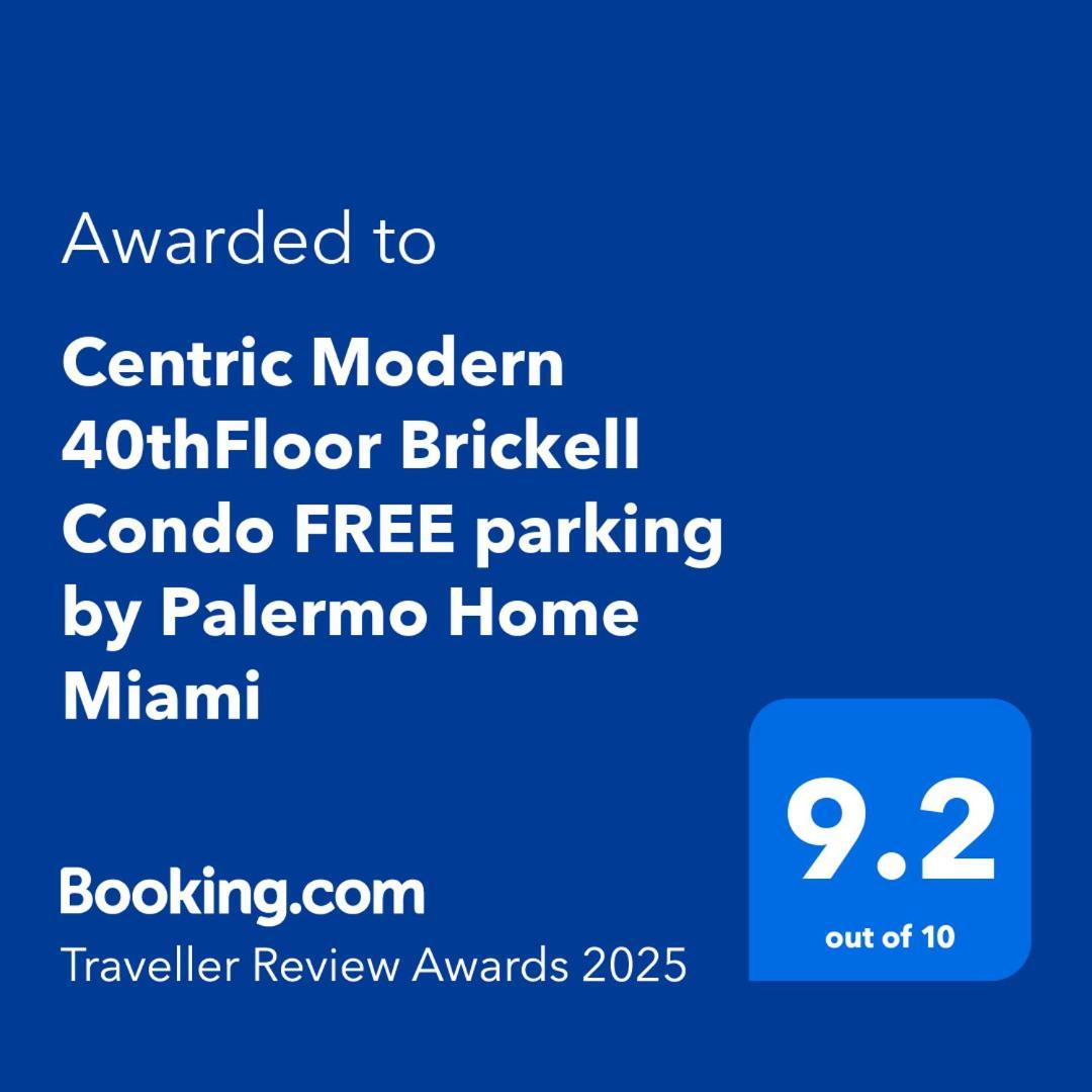 Centric Modern 40thfloor Brickell Free Parking By Palermo Apartment *
