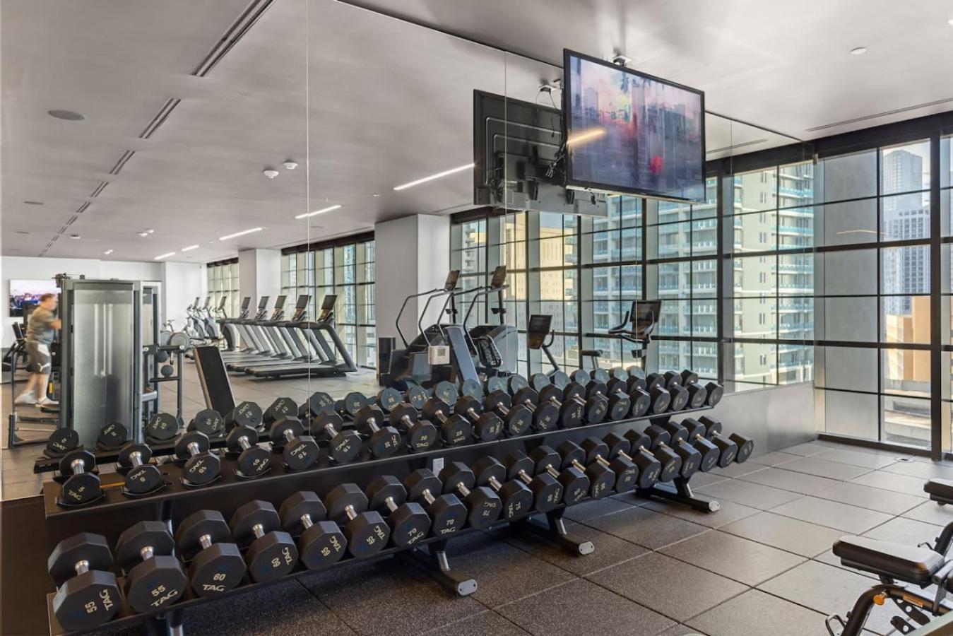 Pool Gym Working Heart Of Downtown Miami