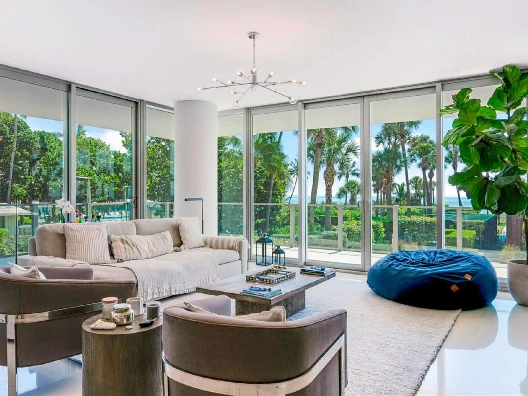 Elegant With Ocean Views In Key Biscayne Apartment Miami