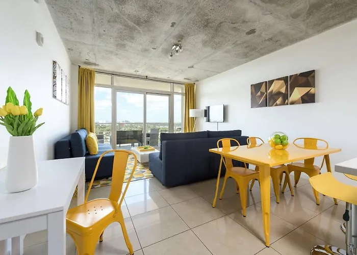 Modern 1 Bedroom Midtown Miami With Free Parking