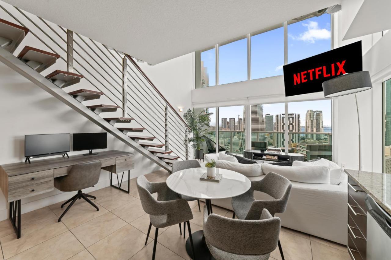 Apartment Skyline Serenity - Brickell On The River - Bi-level Loft With Breathtaking Views On The Ocean