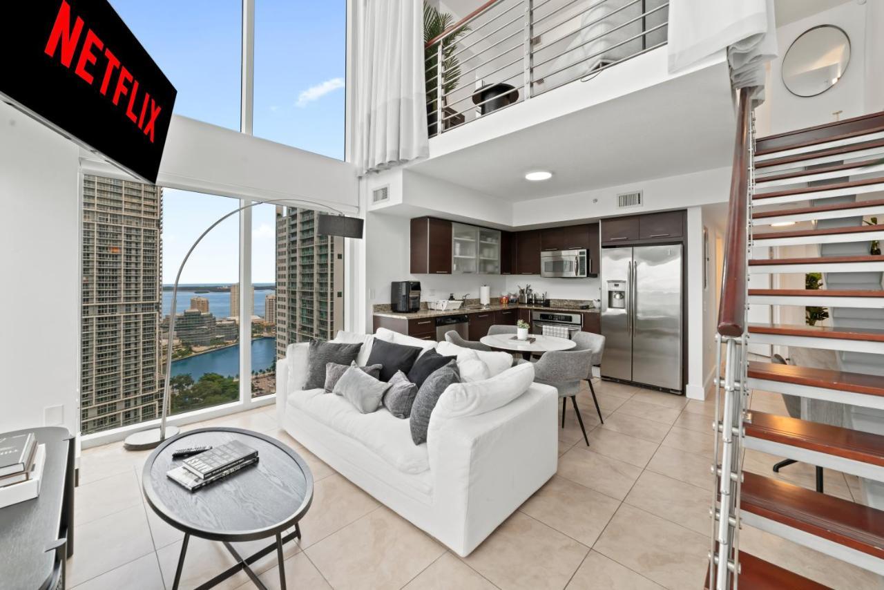 Skyline Serenity - Brickell On The River - Bi-level Loft With Breathtaking Views On The Ocean