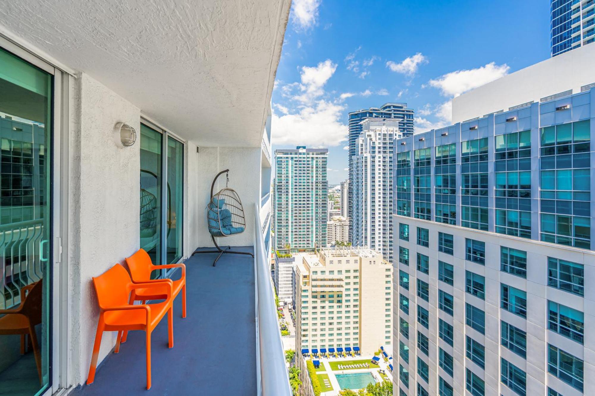 Oceanside Penthouse In Brickell Miami, Pool, Free Parking Appartement *
