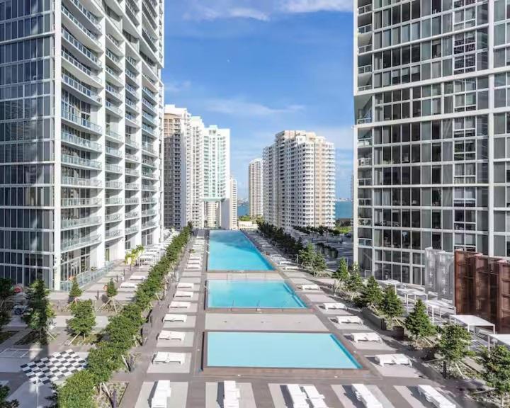 Icon Brickell Stylish With Bay&city 5 Star And Amenities Apartment Miami